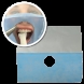 Paciento servetėlės veidui SafeDrape Disposable Face Drape BLUE, MEDICOM, 50 vnt (1)