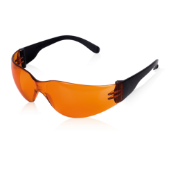 Apsauginiai UV akiniai, KKD New Style, oranžiniai, 1 vnt