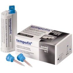 Tempofit semi plastmasė laikiniems vainikėliams, A3.5 spalvos, DETAX, 50 ml