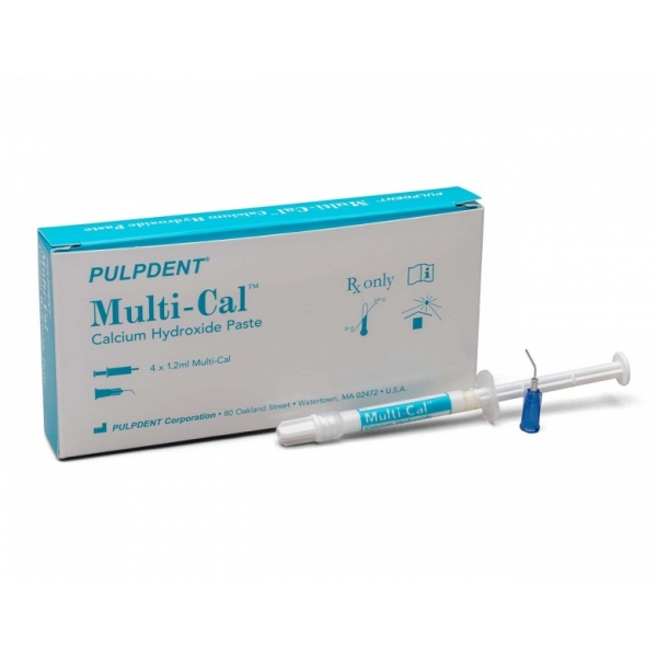 MULTI Multi-Cal kalcio hidroksido pasta 4x1.2ml + 8tips Pulpdent (1)