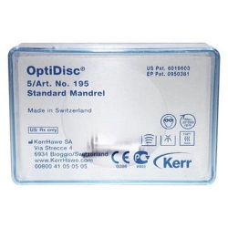 Laikikliai OptiDisc Standart Mandrel Refill (195) KERR, 5 vnt