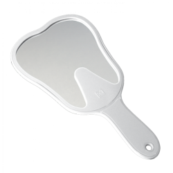 Veidrodis danties formos KKD 44250, baltas, 1 vnt