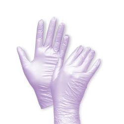 Pirštinės nitrilinės Unigloves FANCY VIOLET, S dydis, be pudros, 100 vnt