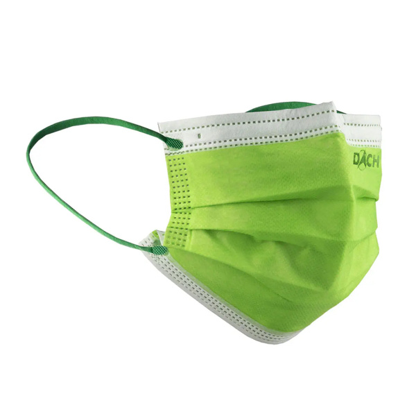 Apsauginės, medicininės veido kaukės, DACH MediClassic Face Mask TYPE IIR, žalios, 50 vnt (1)