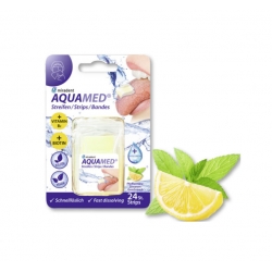 Juostelės sausai burnai su ksilitoliu AQUAMED, HAGER&WERKEN, 24 vnt