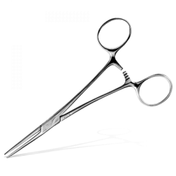 Hemostatinės žnyplės KKD 21595, lenktos, 1 vnt