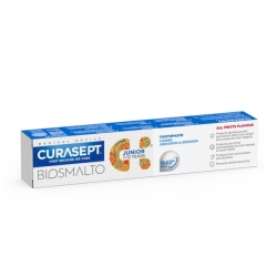 Vaikiška dantų pasta, CURASEPT Biosmalto Junior, įvairių vaisių skonio, 75 ml