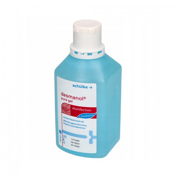 Desmanol pure rankų chirurginės ir higieninės dezinfekcijos priemonė, SCHULKE&MAYR, 500 ml (1)