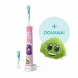 Elektrinis dantų šepetėlis vaikams PHILIPS Sonicare For Kids, HX6352/42, rožinės spalvos, 1 vnt + DOVANA žaisliukas (1)