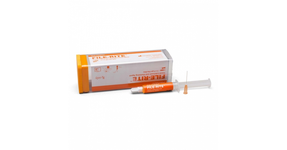 File Rite Gelis File- Rite kit, PULPDENT, 4 x 5 g + 50 tips