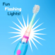Elektrinis dantų šepetėlis BRUSH-BABY KidzSonic FLAMINGO nuo 3 m, 1 vnt (2)