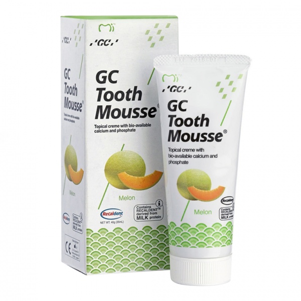 Dantų kremas GC Tooth Mousse, melionų skonio, 35 ml (1)