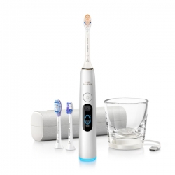 Elektrinis dantų šepetėlis su programėle PHILIPS Sonicare DiamondClean 9000, DP VERSIJA PROFESIONALUI HX9217/81