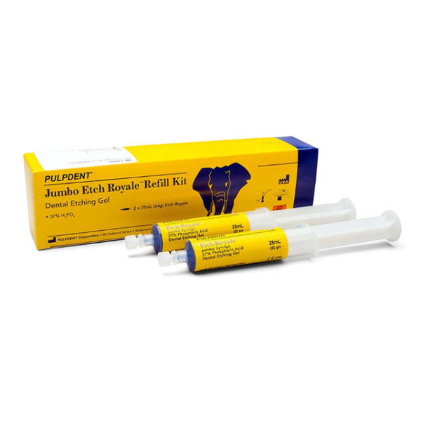 Ėsdinimo rūgštis ER50R Royale Jumbo Etch 37%, PULPDENT, 2 x 25 ml (1)