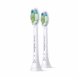 Standartinės elektrinio dantų šepetėlio galvutės, PHILIPS Sonicare W2 Optimal White, HX6062/10, baltos spalvos, 2 vnt (2)