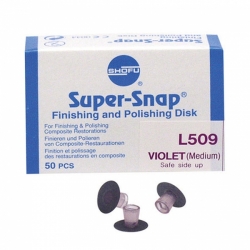 Super-snap violet Mini (medium) L509 polyrai, SHOFU, 50 vnt