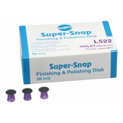 Super-snap violet Mini (medium) L522 polyrai, SHOFU, 50 vnt