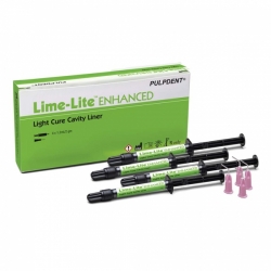 Šviesoje kietėjantis pamušalas LLE Lime-Lite Enhanced, Pulpdent