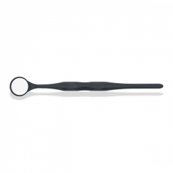 Veidrodėlis su koteliu Nr. 5 RELAX FS Rhodium, nedidinantys, HAHNENKTRATT, juodas, 1 vnt