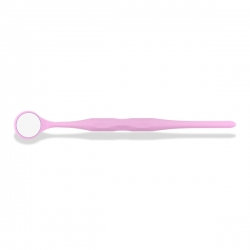 Veidrodėlis su koteliu Nr. 4 RELAX FS Rhodium, nedidinantys, HAHNENKTRATT, rožinis, 1 vnt