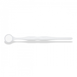 Veidrodėlis su koteliu Nr. 5 RELAX FS Rhodium, nedidinantys, HAHNENKTRATT, baltas, 1 vnt