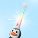 Elektrinis dantų šepetėlis BRUSH-BABY WildOnes PERCY PENGUIN nuo 0 mėn iki 10 m vaikams, 1 vnt (2)