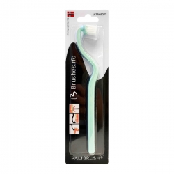 Dantų šepetėlis Palibrush® UltraSoft, žalios spalvos, 1 vnt