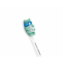 Standartinės elektrinio dantų šepetėlio galvutės, PHILIPS Sonicare C2 Optimal Plaque Defence, HX9022/10, baltos spalvos, 2 vnt