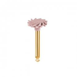 Poliravimo diskelis EVE Diacomp Plus Twist, mažas, rožinis, metaliniu koteliu, 1 vnt