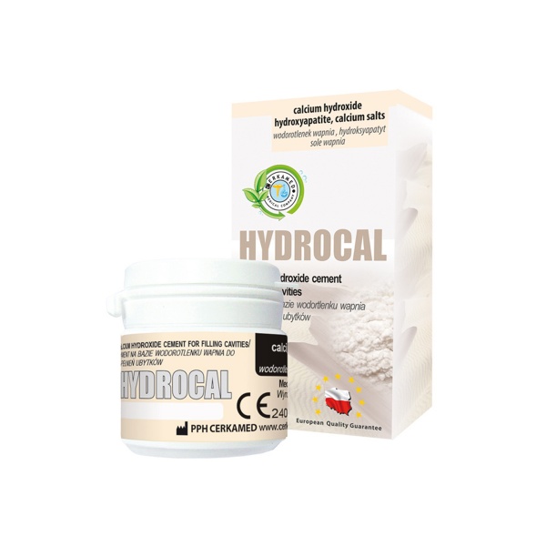 Hydrocal kalcio hidroksido milteliai, CERKAMED, 10 g (1)
