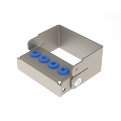 Dėžutė grąžtams PLUG'IN 4 NICHROMINOX PN190205-2, mėlyna, 1 vnt