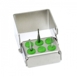 Dėžutė grąžtams NICHROMINOX PLUG'IN 6 PN190208-4, žalia, 1 vnt