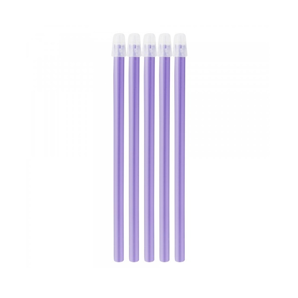 Seilių atsiurbėjai BOURNAS MEDICALS violetiniai, 15 cm, 100 vnt (2)