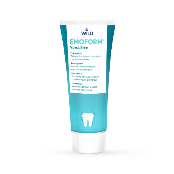 Dantų pasta jautriems dantims ir dantenoms Emoform Sensitive, DR. WILD, 75 ml (1)