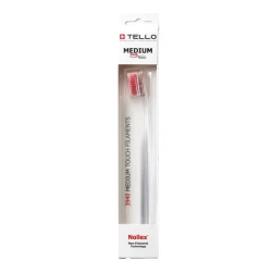 Dantų šepetėlis, TELLO 3940 Medium, vidutinio minkštumo, 1 vnt