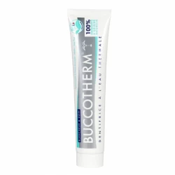Balinanti ir apsauganti ekologiška dantų pasta su 1450ppm BUCCOTHERM Whitening & Care, 75 ml