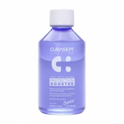 Skalavimo skystis CURASEPT Daycare Booster Bubble Gum, 7-12m., kramtomos gumos skonio, 250 ml