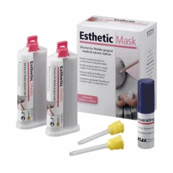 Esthetic Mask automix dantenų medžiaga A silikono pagrindu, DETAX, 2x50 ml