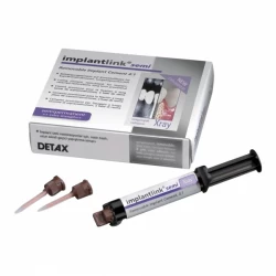 Implantlink semi Xray cementas implantams, DETAX, 5 ml