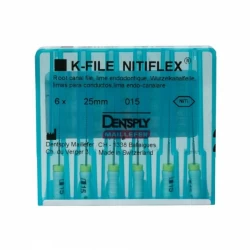 Nitiflex failai 25mm, DENTSPLY, įvairių dydžių, 1x6 vnt