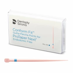 Protaper Next Gutta-percha Points, DENTSPLY, įvairių dydžių, 60 vnt
