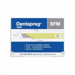 SFM stiklo pluošto juostelės DENTAPREG, 8 vnt
