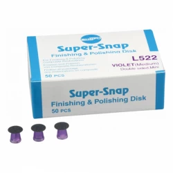 Super-snap violet Mini (medium) L522 polyrai, SHOFU, 50 vnt