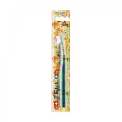 Vaikiškas dantų šepetėlis 0-6 m., TELLO Mega Soft, ypač minkštas 10400, 1 vnt