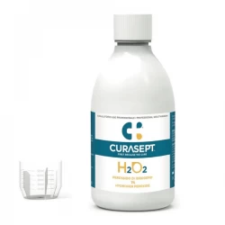Skalavimo skystis CURASEPT H2O2 su 1% peroksidu, 300 ml